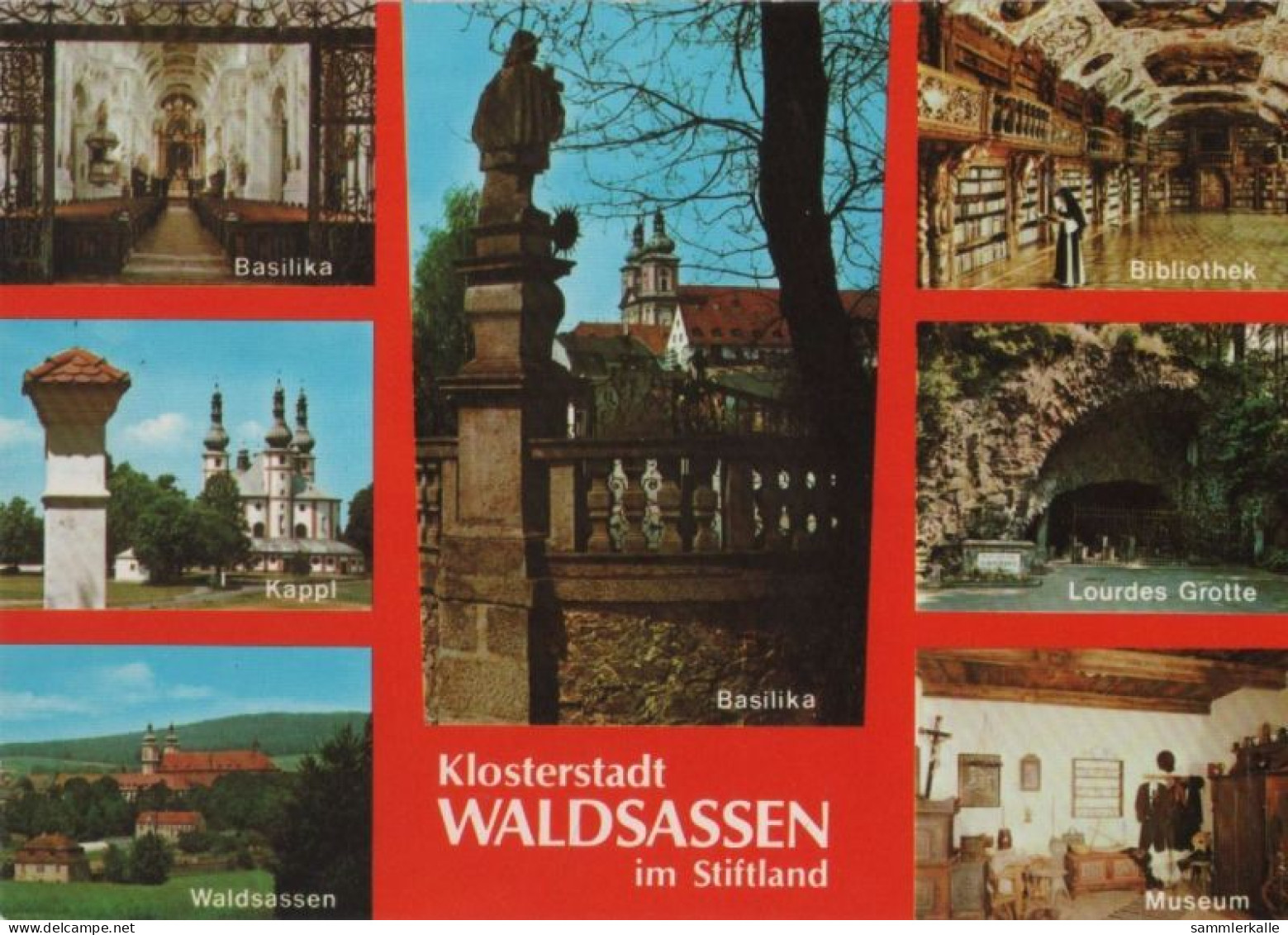 64610 - Waldsassen - U.a. Lourdes Grotte - 1991 - Waldsassen