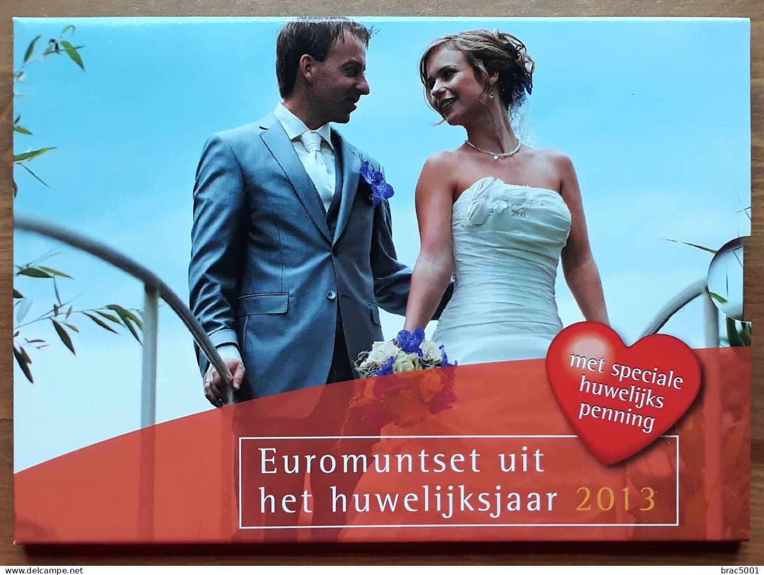 Nederland Pays-Bas - Set Mariage 2013 Huwelijksset - BU - Met Trouwpenning / Avec Médaille Gravable - Nederland