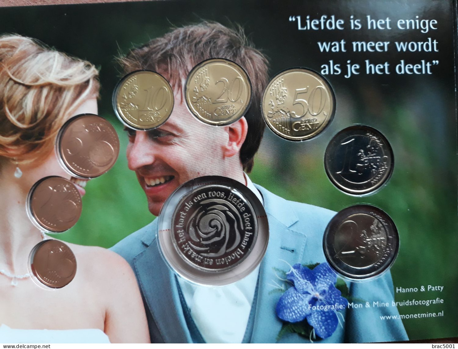 Nederland Pays-Bas - Set Mariage 2013 Huwelijksset - BU - Met Trouwpenning / Avec Médaille Gravable - Niederlande