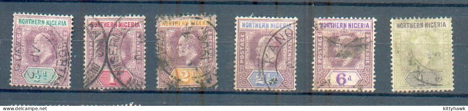 B 75 - NIGERIA Du NORD - YT  10-11-12-13-15-16 ° Obli - Nigeria (...-1960)