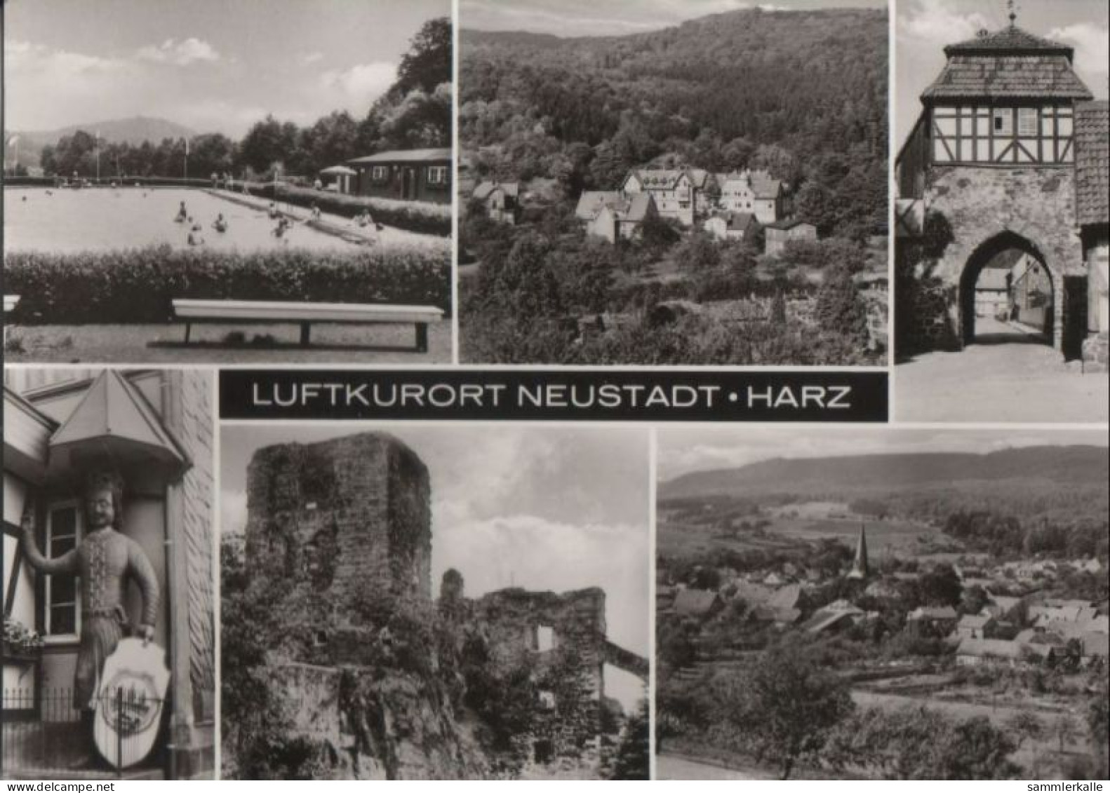 45871 - Neustadt / Harz - 6 Teilbilder - 1977 - Neustadt / Orla