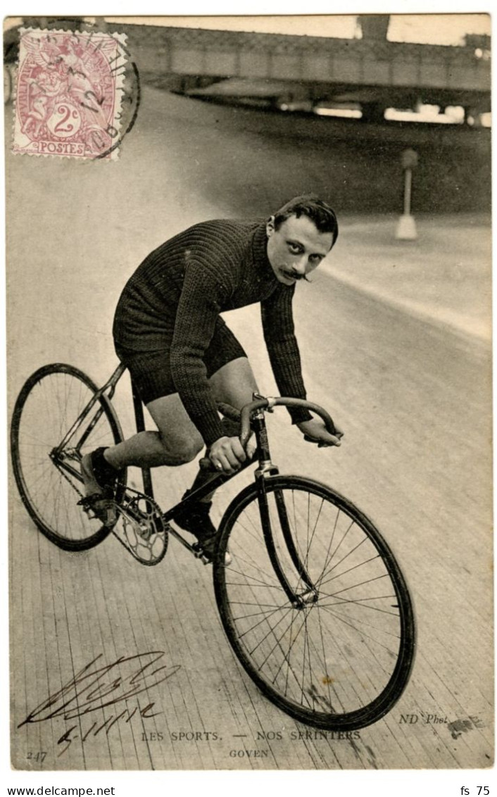 SPORTS - CYCLISME - NOS SPRINTERS - GOVEN - Cycling