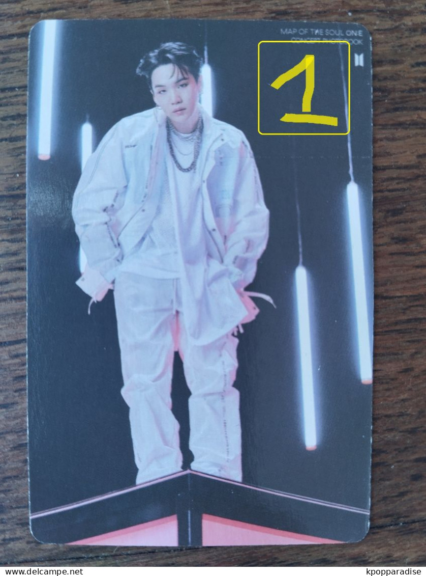 Photocard Au Choix   BTS Map Of The Soul One Suga - Varia