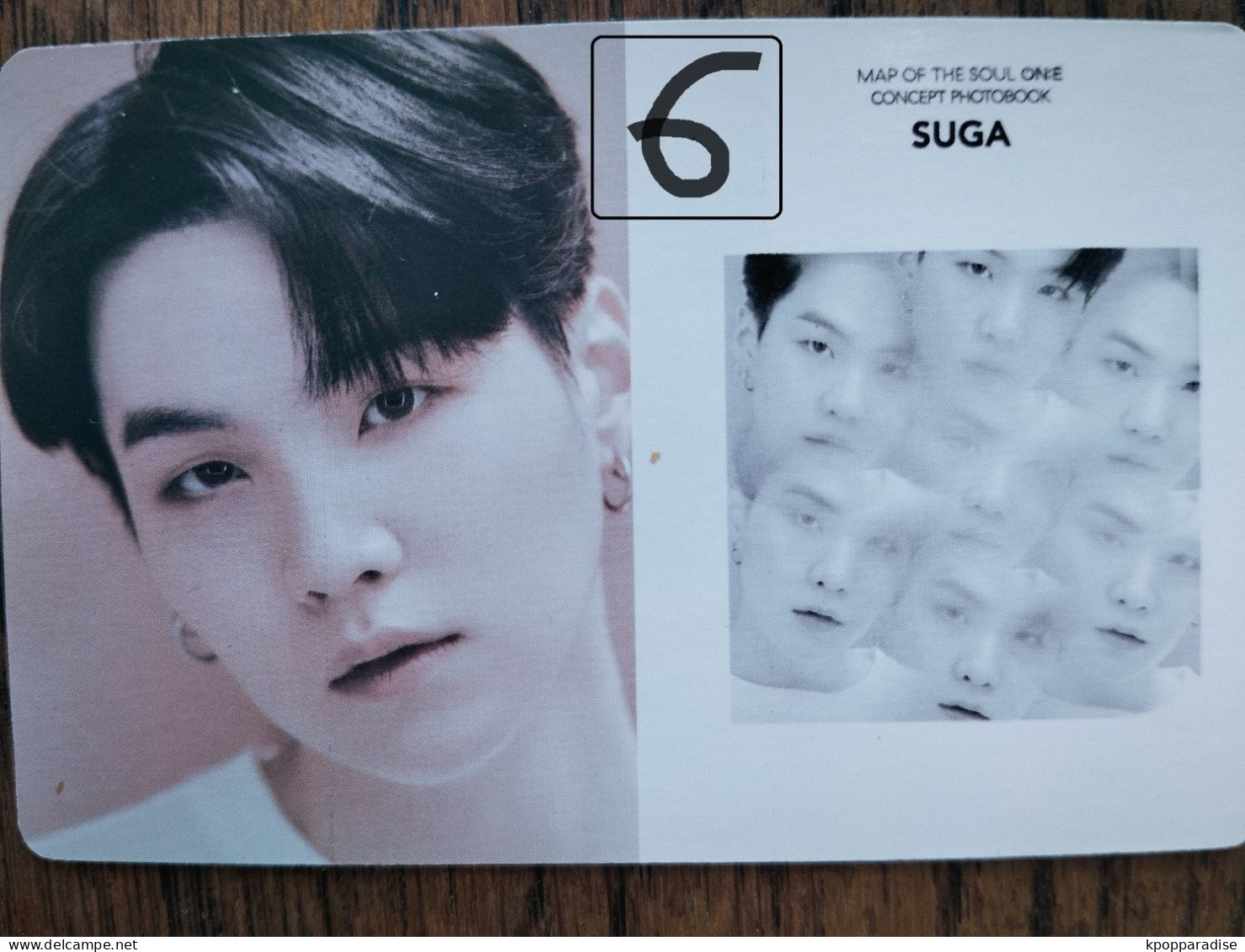 Photocard au choix   BTS Map of the soul one Suga