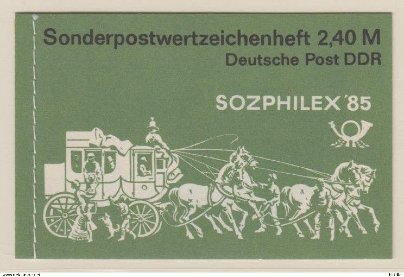 DDR , MH 8 , Xx   (9346) - Postzegelboekjes