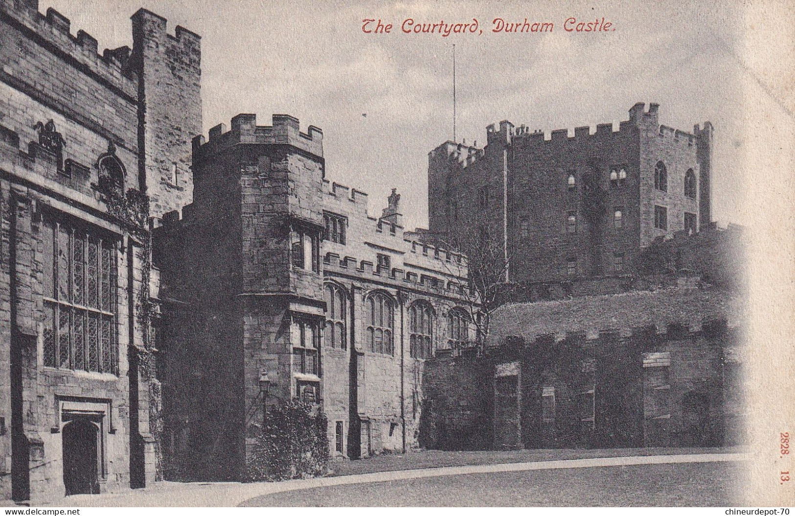 La Cour Du Château De Durham. - Otros & Sin Clasificación