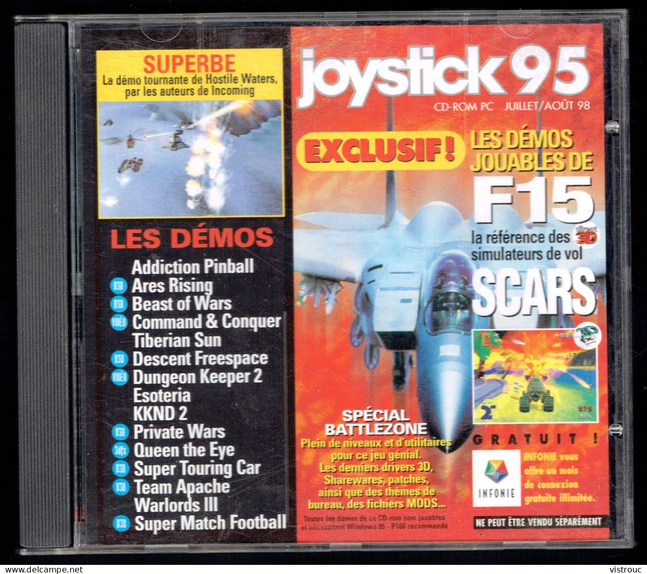 CD-ROM "JOYSTICK 95" - Juillet-Août 1998. - Otros