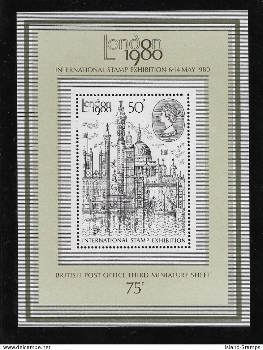 1980 MS1119 London Stamp Exhibition Miniature Sheet Mint HRD4 - Blocs-feuillets