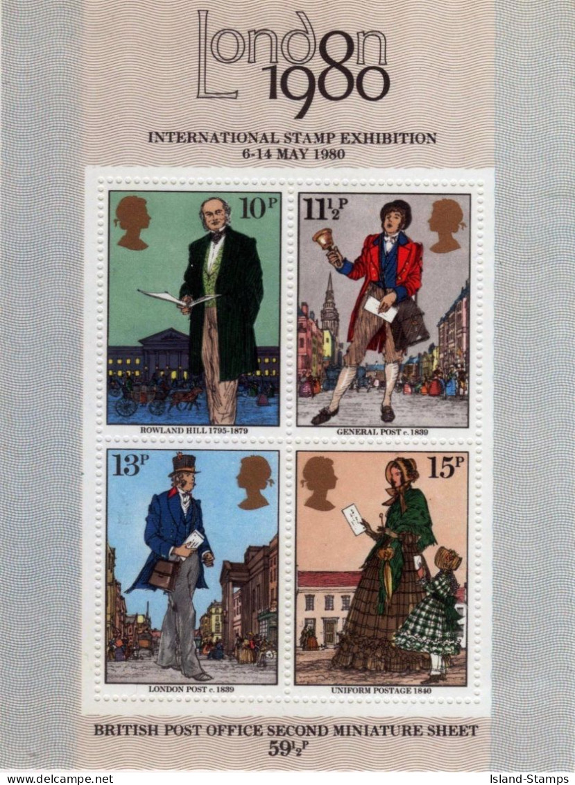 1979 MS1099 Rowland Hill Miniature Sheet HRD4 - Blocs-feuillets