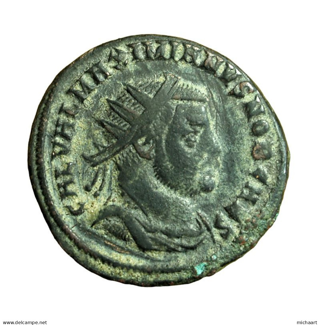 Roman Coin Maximianus Cyzicus AE20mm Concordia Victory Jupiter 04239 - Die Tetrarchie Und Konstantin Der Große (284 / 307)