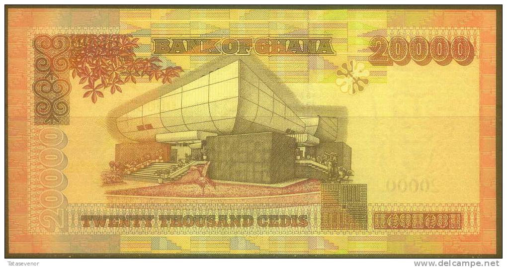 Ghana 20,000 Cedis Note, P36c, UNC - Ghana