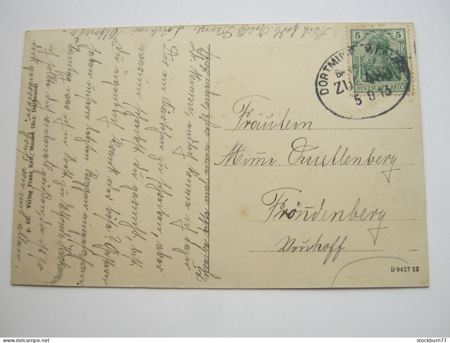 UNNA ,  Massen ,  Strasse, Schöne   Karte Um 1913 - Unna