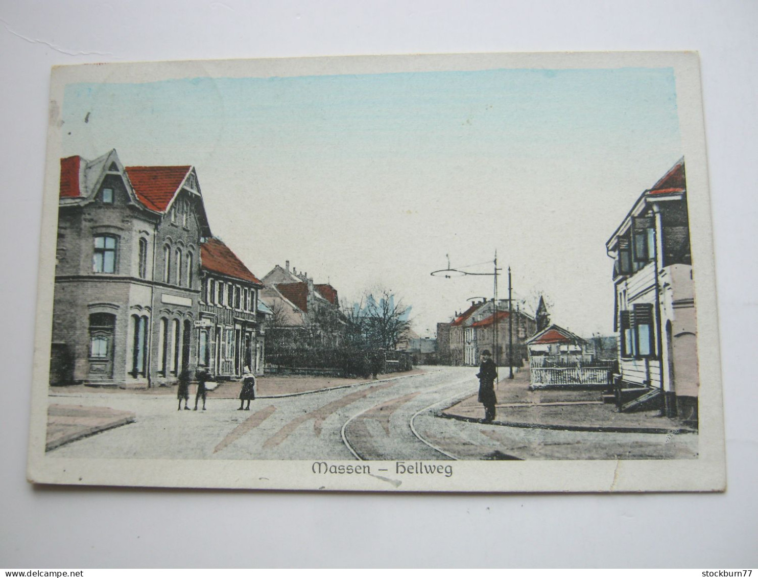 UNNA ,  Massen ,  Strasse, Schöne   Karte Um 1937, Geringe Klebestellen - Unna