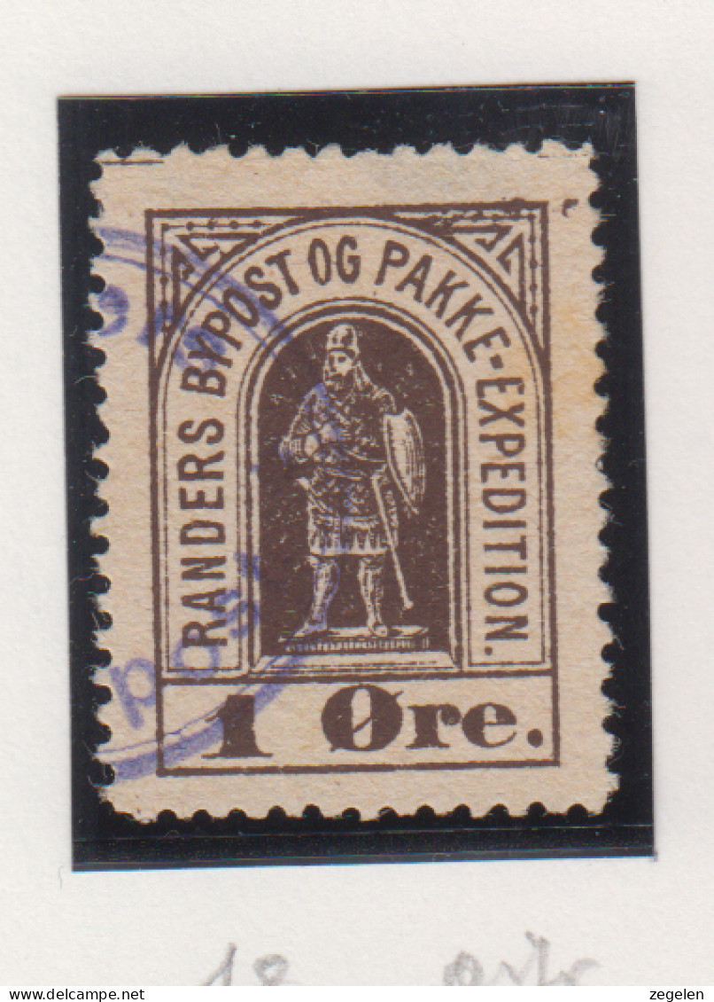 Denemarken Lokale Zegels Cat. DAKA Bypost: Randers Bypost 18 - Local Post Stamps