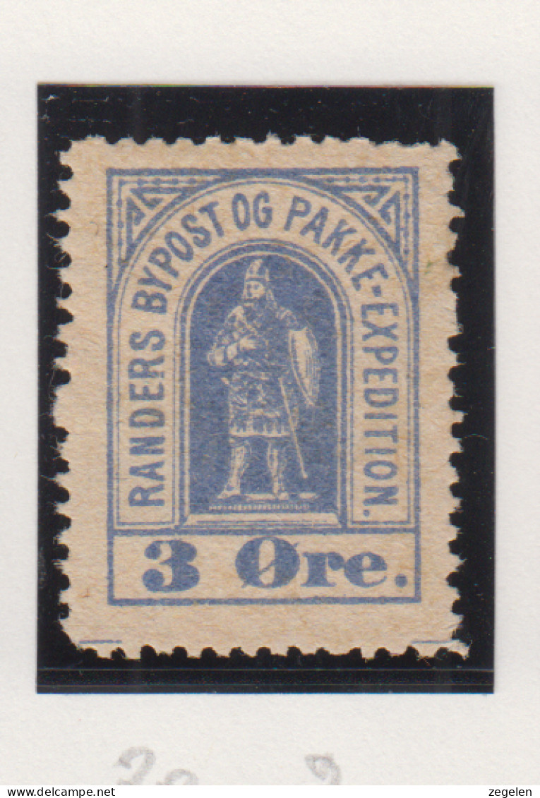 Denemarken Lokale Zegels Cat. DAKA Bypost: Randers Bypost 20 - Local Post Stamps