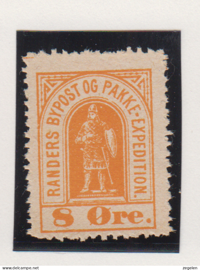 Denemarken Lokale Zegels Cat. DAKA Bypost: Randers Bypost 22 - Local Post Stamps