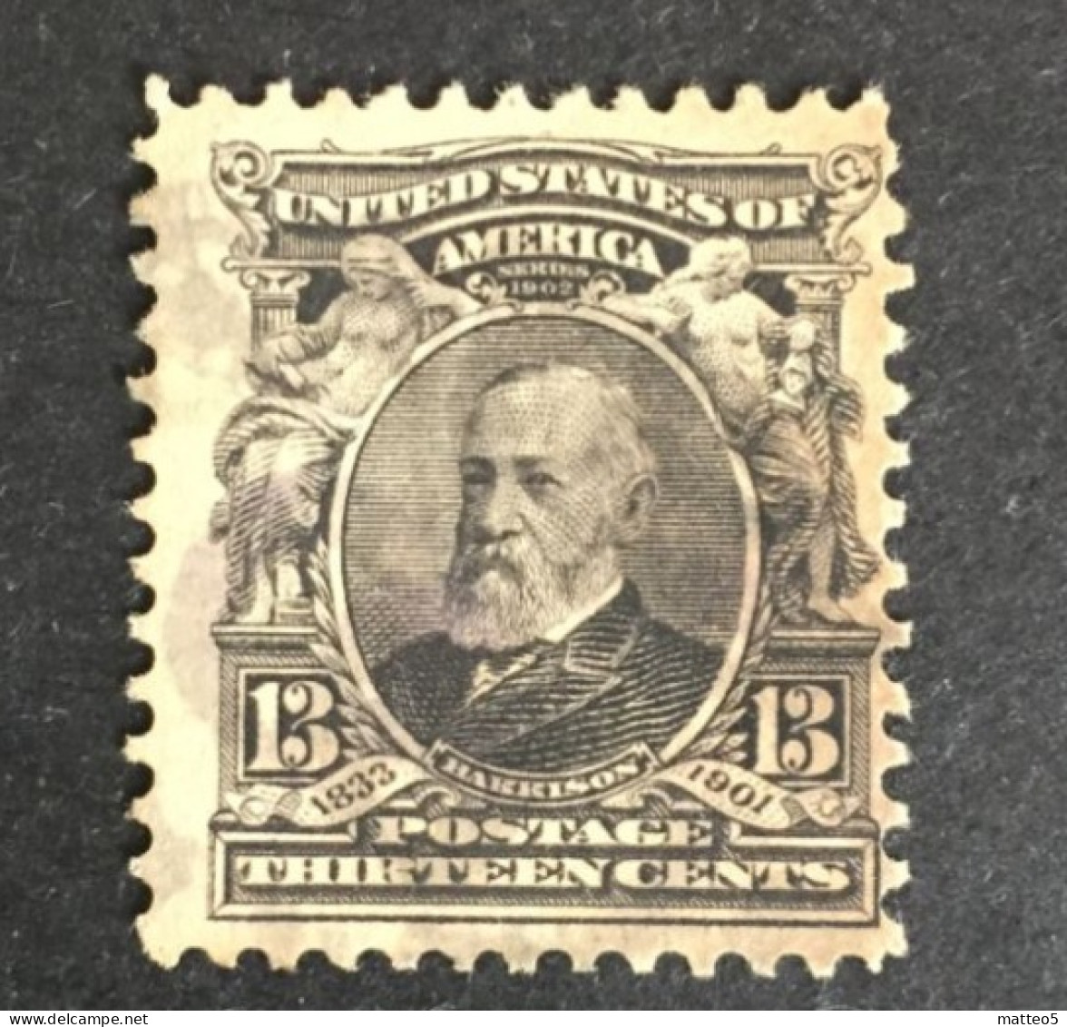 1902 - United States - Benjamin Harrison 13c - Used - Oblitérés