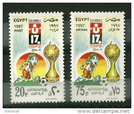 EGYPT STAMPS MNH > 1997 >  FIFA UNDER 17 WORLD CHAMPIONSHIP CUP EGYPT 1997 - Unused Stamps