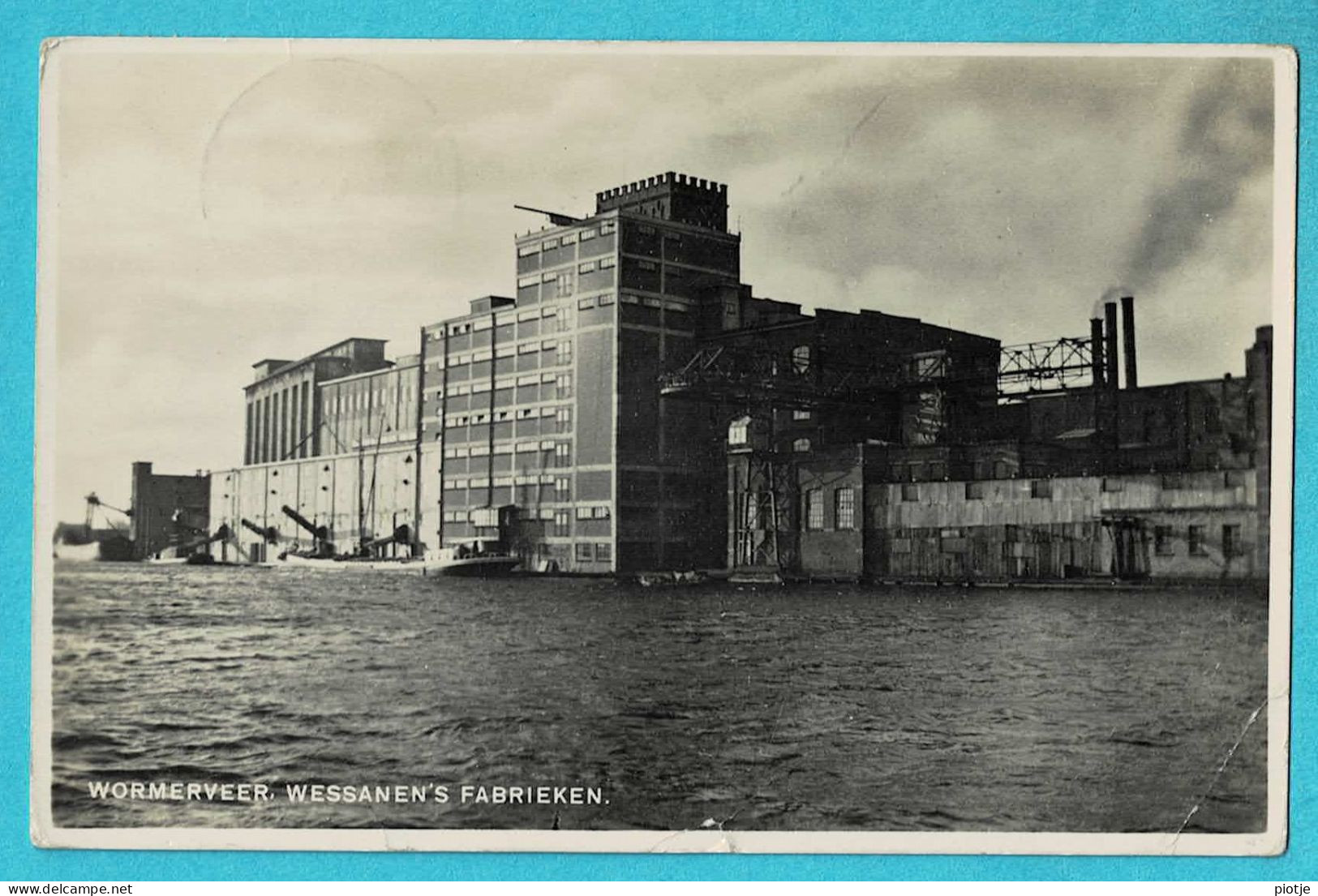 * Wormerveer (Noord Holland - Nederland) * (Uitg Gorter's Boekhandel) Wessanen's Fabrieken, Usine, Canal, Quai - Wormerveer