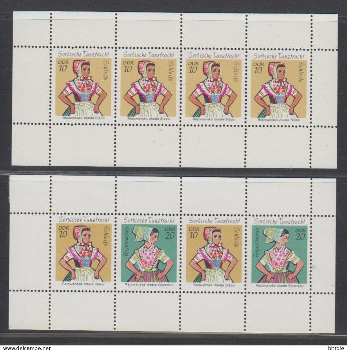 DDR , H.-Blatt 12+13 , Xx   (9347) - Postzegelboekjes