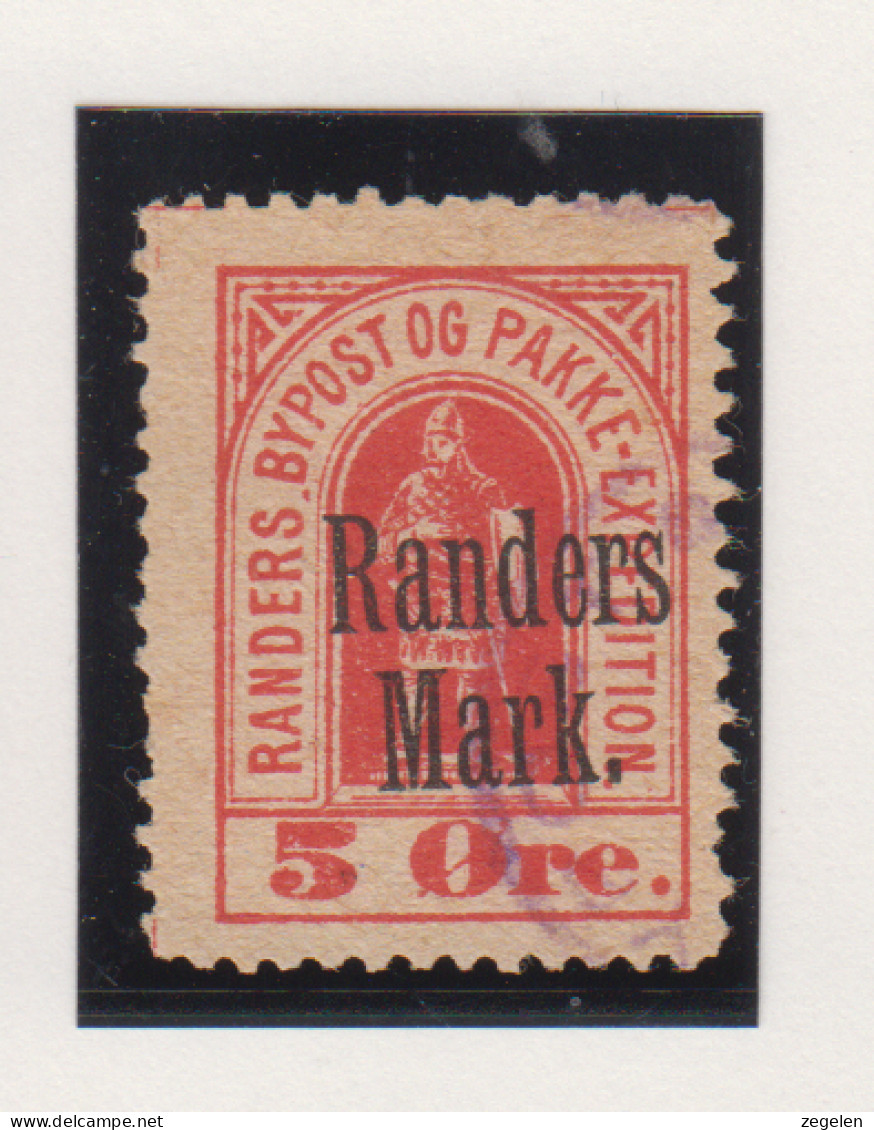 Denemarken Lokale Zegels Cat. DAKA Bypost: Randers Bypost 35 - Local Post Stamps