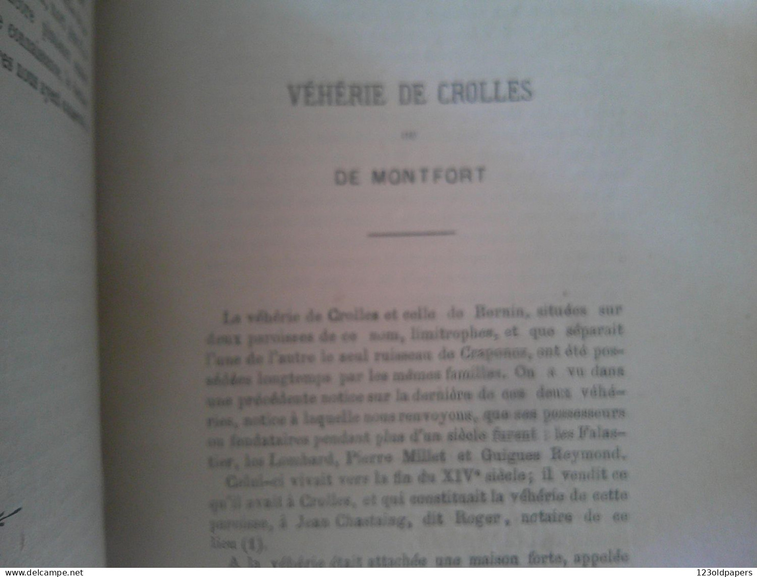 Les Maisons Fortes Du Dauphiné Auteur : Pilot J.-J.-A CHEZ DREVET BIBLIO HISTORIQUE DU DAUPHINE 160 PAGE - 1801-1900