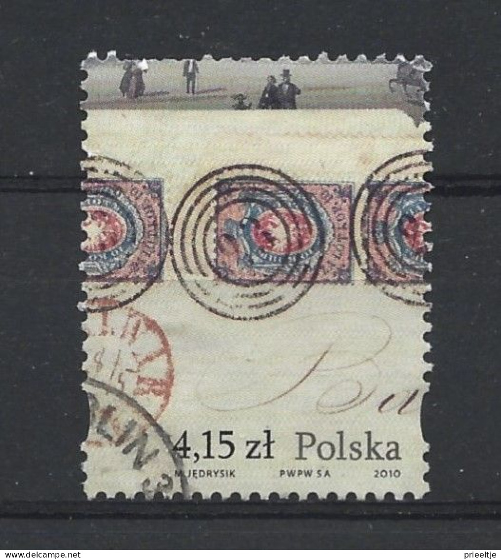 Poland 2010 150th Anniv. 1st Polish Stamp Y.T. Ex BF 185 (0) - Gebruikt