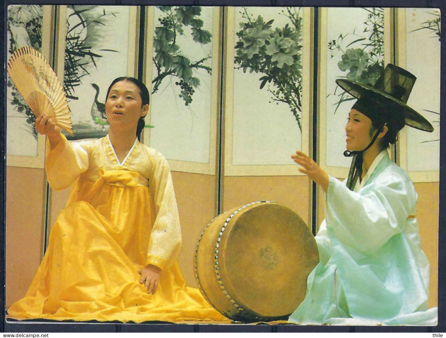 Chang, A Style Of Folk Singing, Is Performed By Professional Singers To The Accompaniment Of A Drum - Korea, South