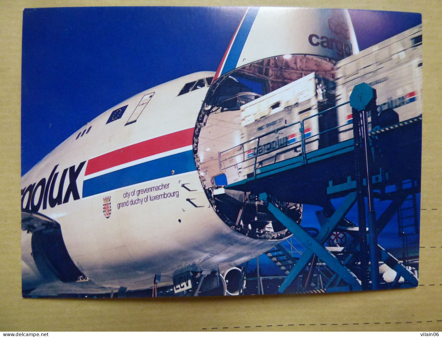 CARGOLUX  B 747-400F      /   AIRLINE ISSUE / CARTE COMPAGNIE - 1946-....: Era Moderna