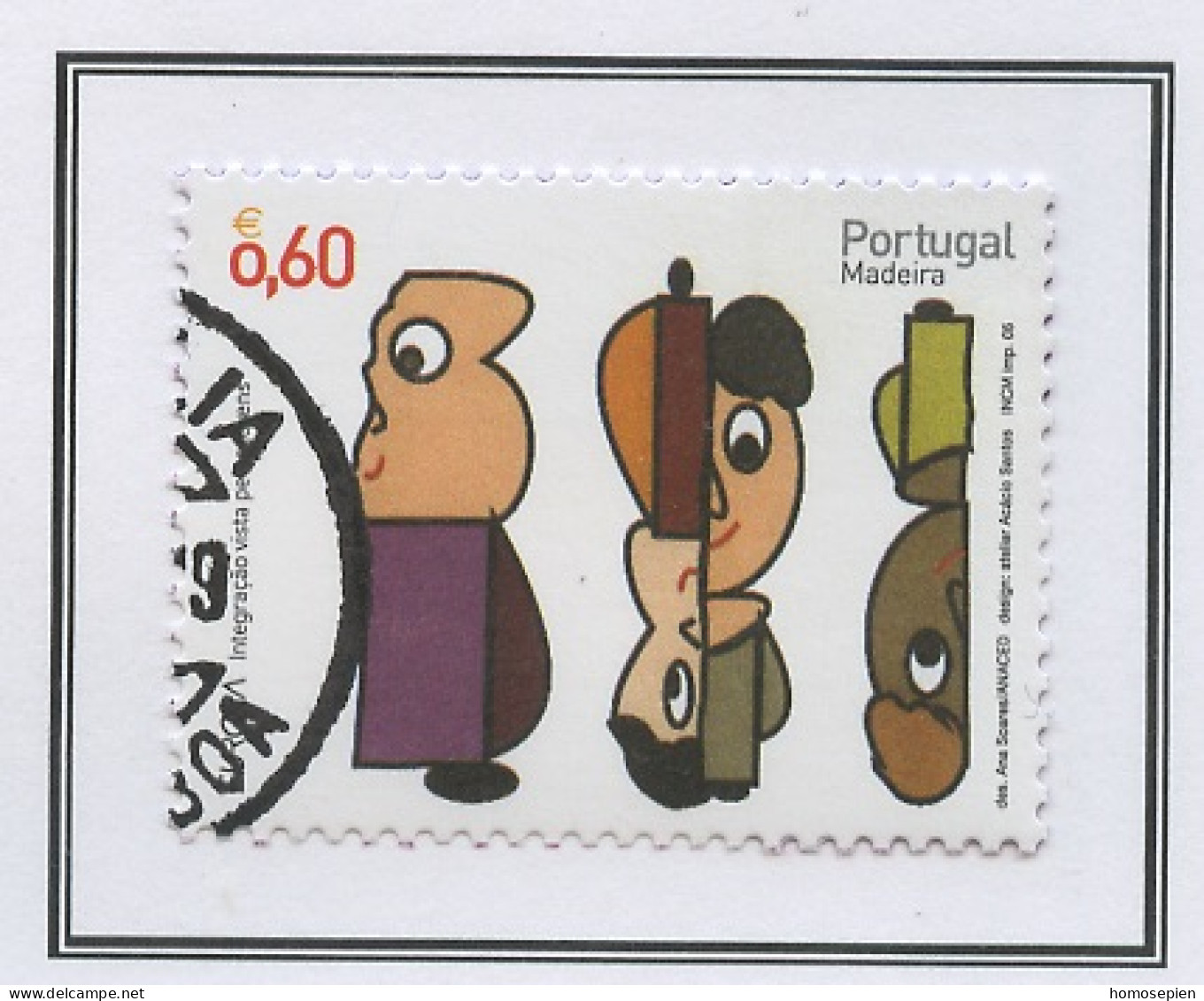 Europa CEPT 2006 Madère - Madeira - Portugal Y&T N°264a - Michel N°257C (o) - 0,60€ EUROPA - 2006