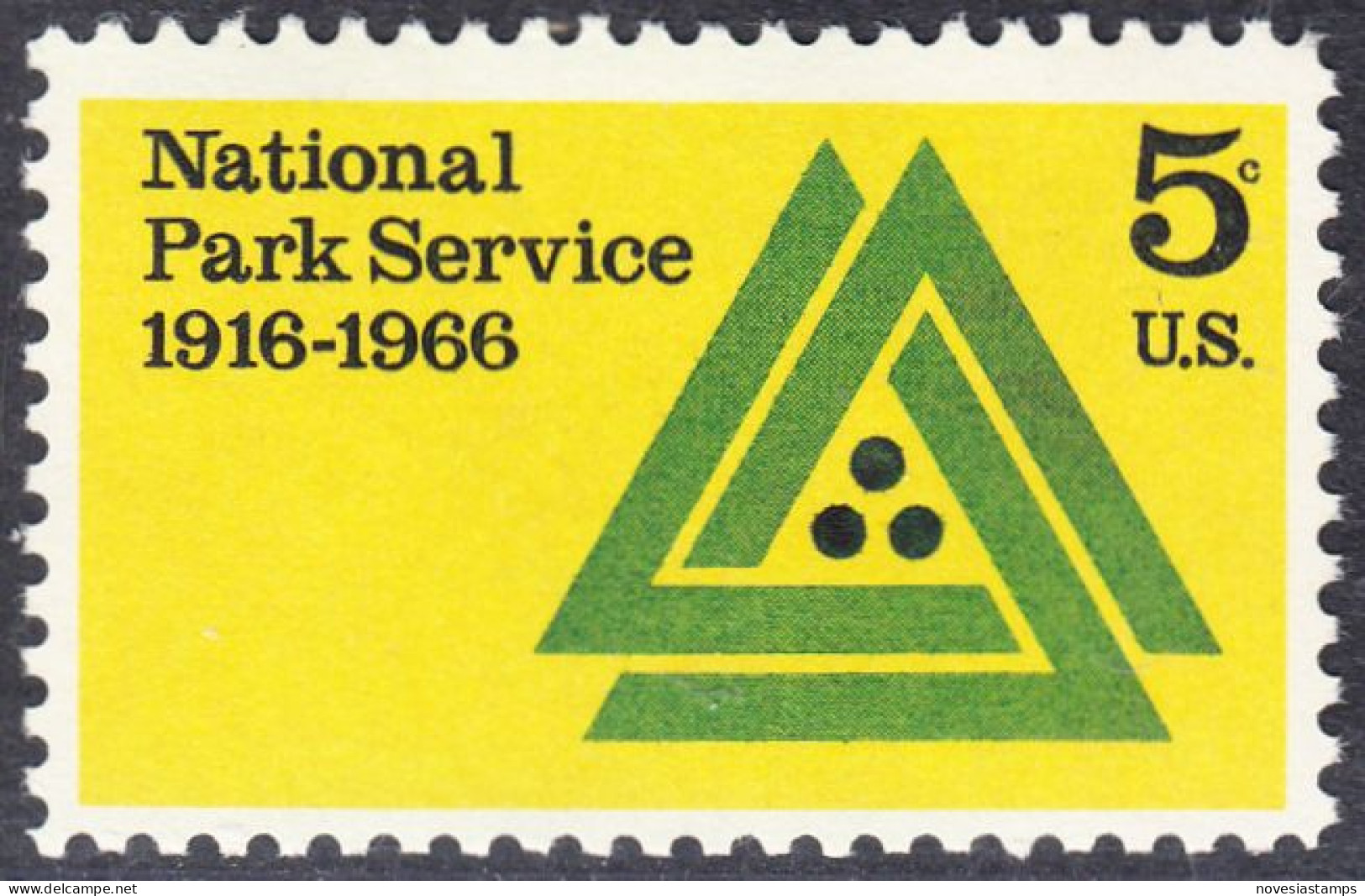 !a! USA Sc# 1314 MNH SINGLE (a3) - National Park Service - Nuovi