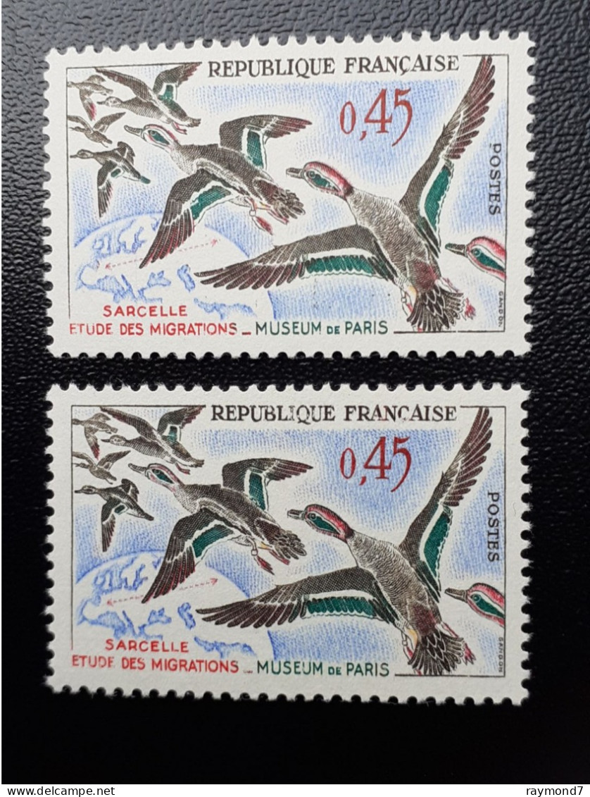 1275  Lot De 2 Neuf **   Variante ç De Française - Unused Stamps