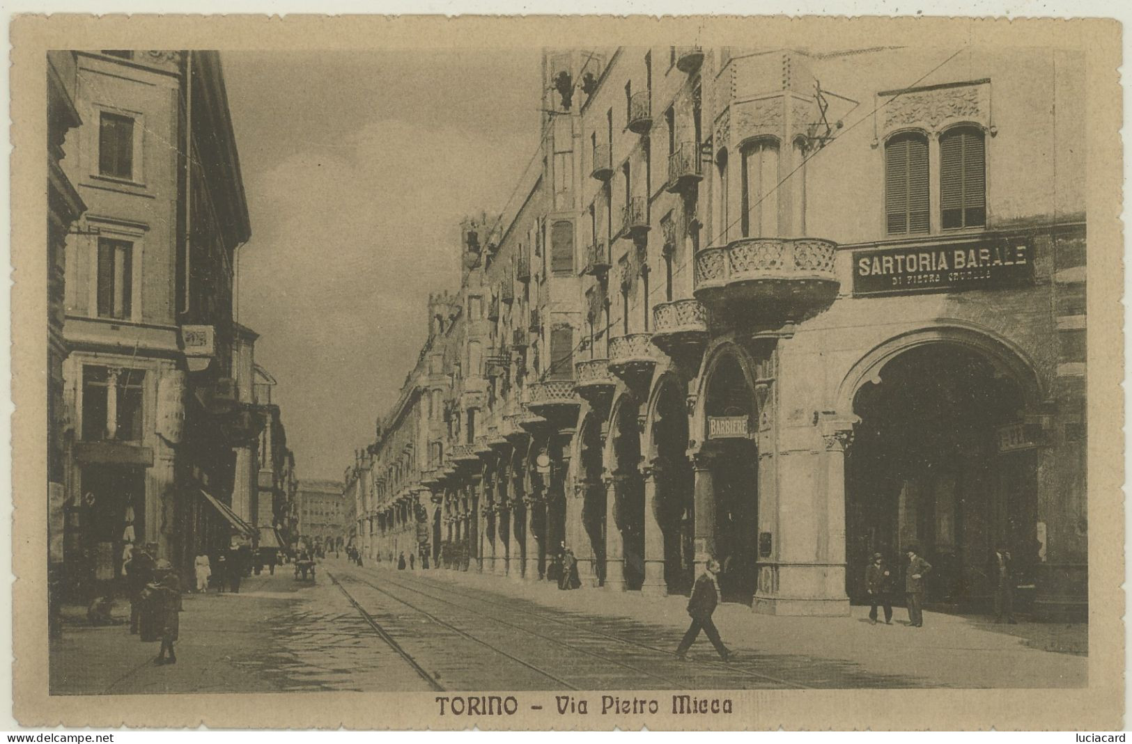 TORINO -VIA PIETRO MICCA -SARTORIA BARALE - Autres Monuments, édifices