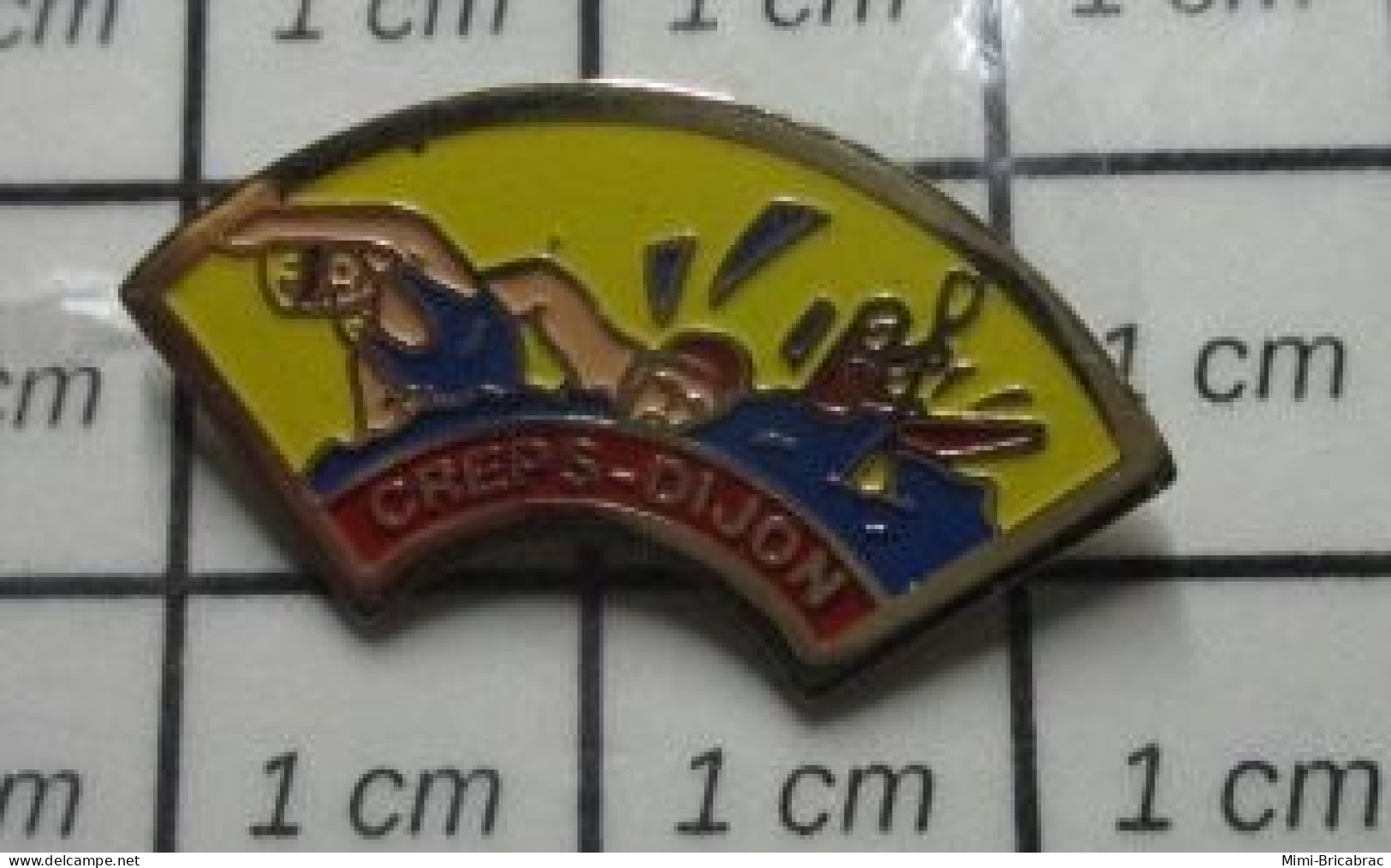 413B  Pin's Pins / Beau Et Rare / SPORTS / CANOE NATATION CREPS DIJON - Canoeing, Kayak