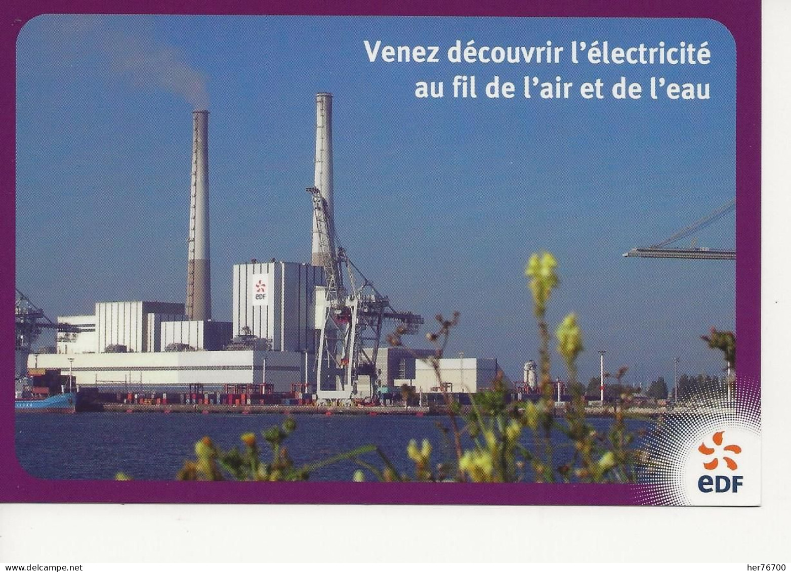 LOT DE 9 CARTES CENTRALE THERMIQUES DU HAVRE  1968 / 2021 - Industry