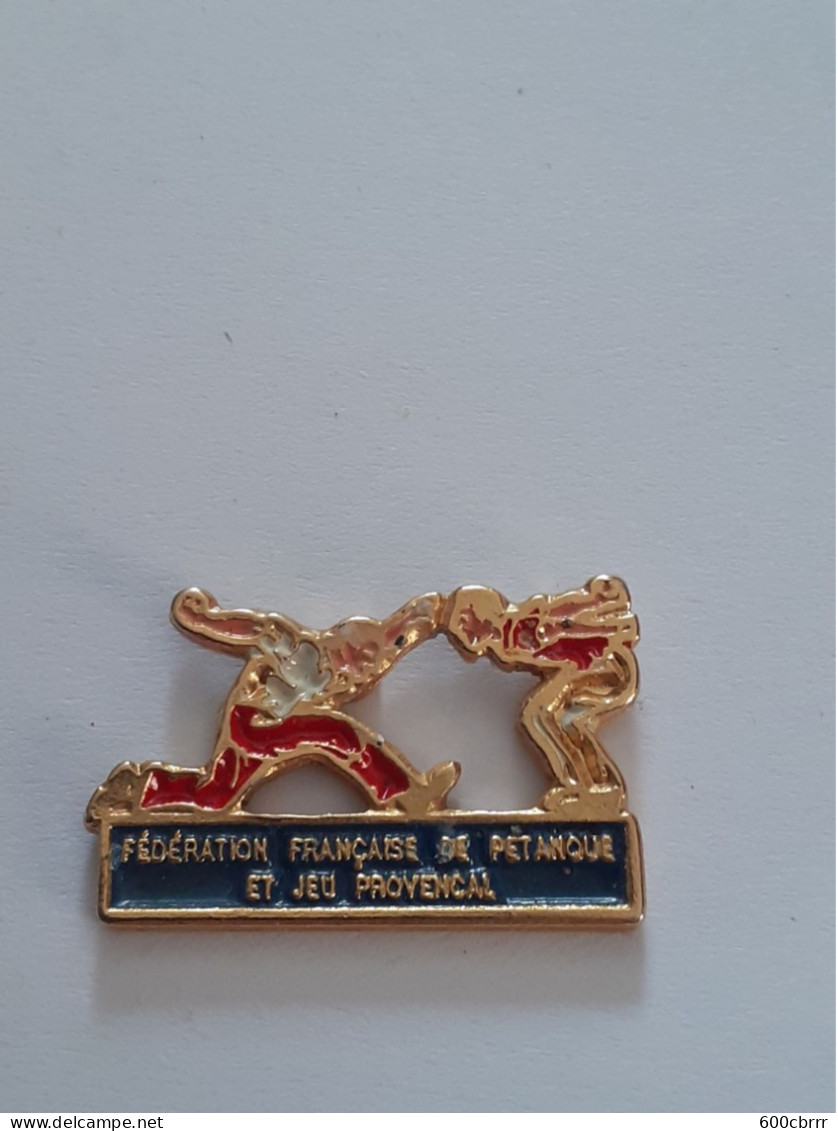 Pins Petanque Fédération Francaise De Pétanque Et Jeu Provencal - Petanca