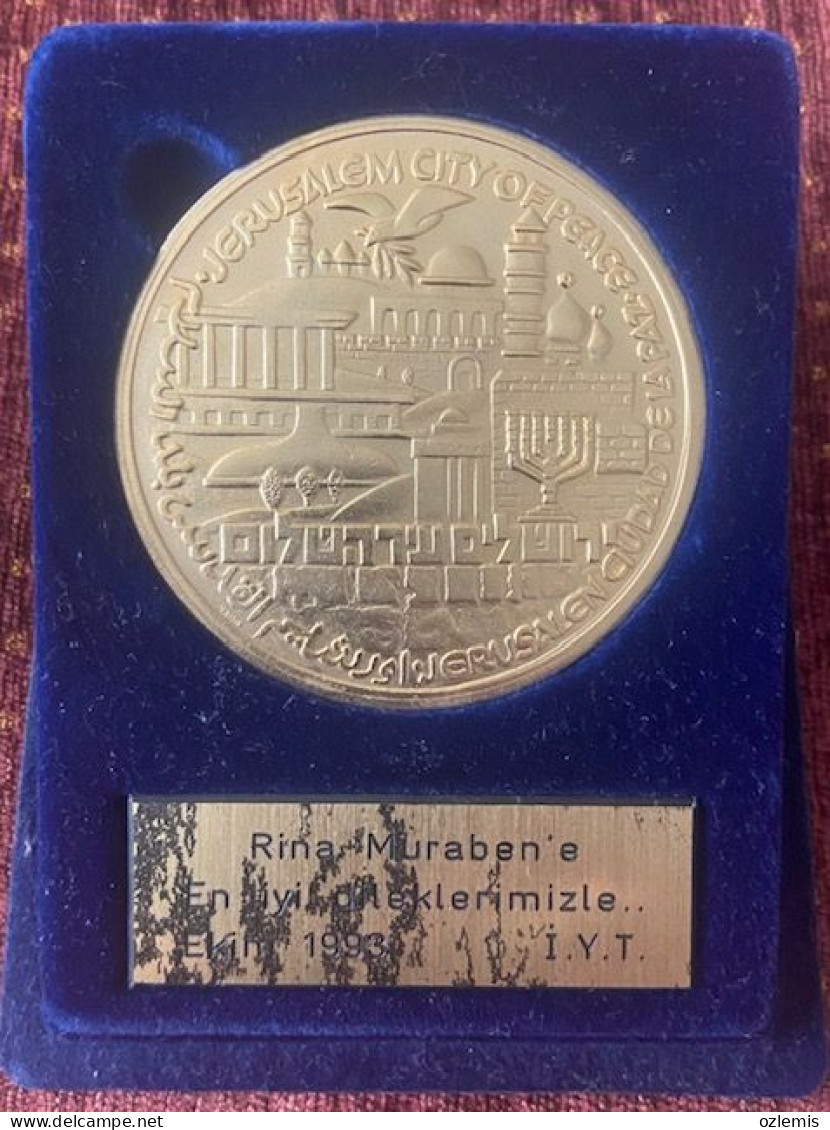 ISRAEL ,JERUSALEM CITY OF PEACE ,1993 ,ZECHOVOY ,MEDAL - Non Classés