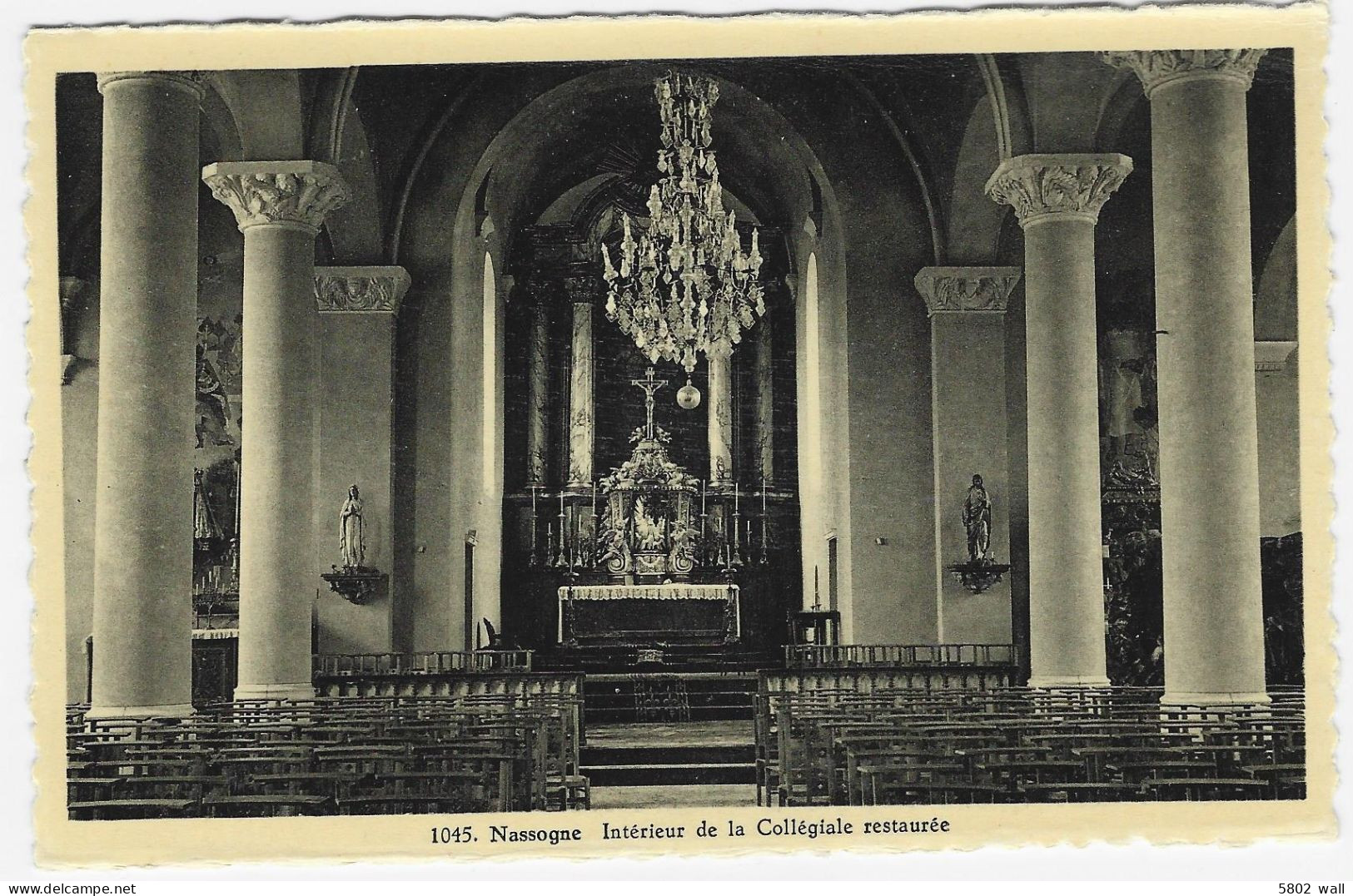 NASSOGNE : Intérieur De La Collégiale Restaurée - Nassogne