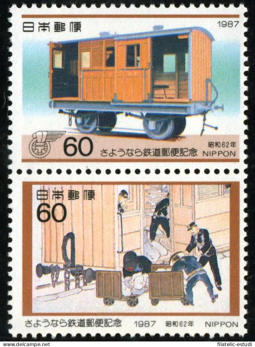 TRA1 Japón Japan 1625/26  1987 MNH - Autres & Non Classés