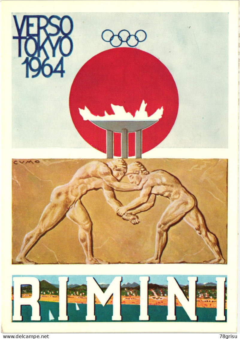 Italia, Rimini Verso Tokio 1964 Olympic Games, Ringen, Lutte, Wrestle - Wrestling