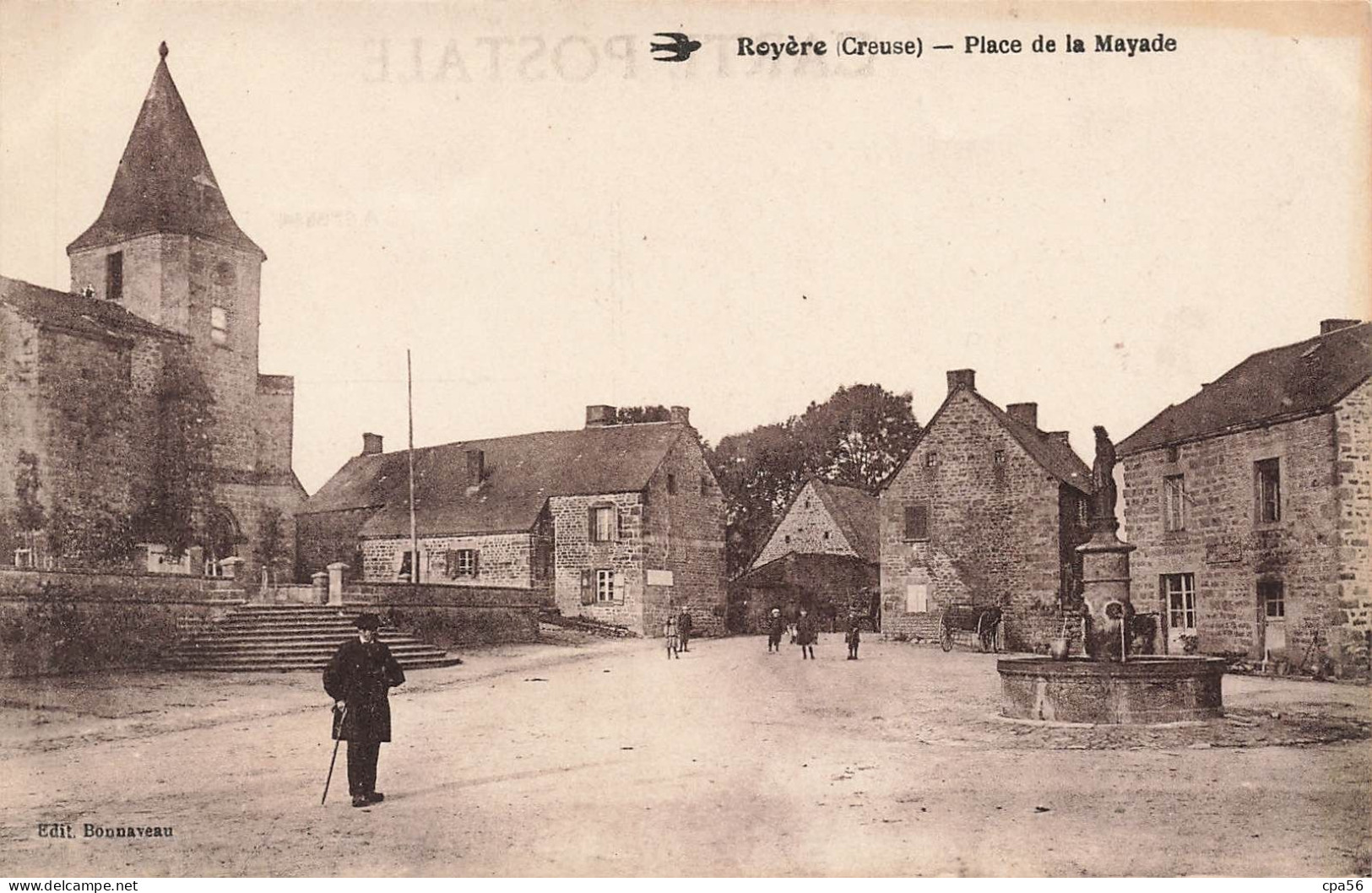 ROYÈRE - Place De La Mayade - Bonnaveau éd. VENTE DIRECTE X - Royere