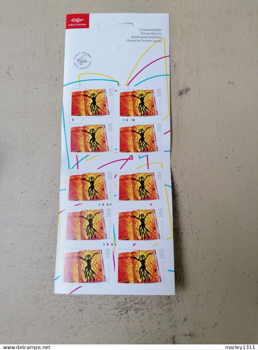 ISLANDE Europa STAMPBOOKLET YT N °1205 - Postzegelboekjes