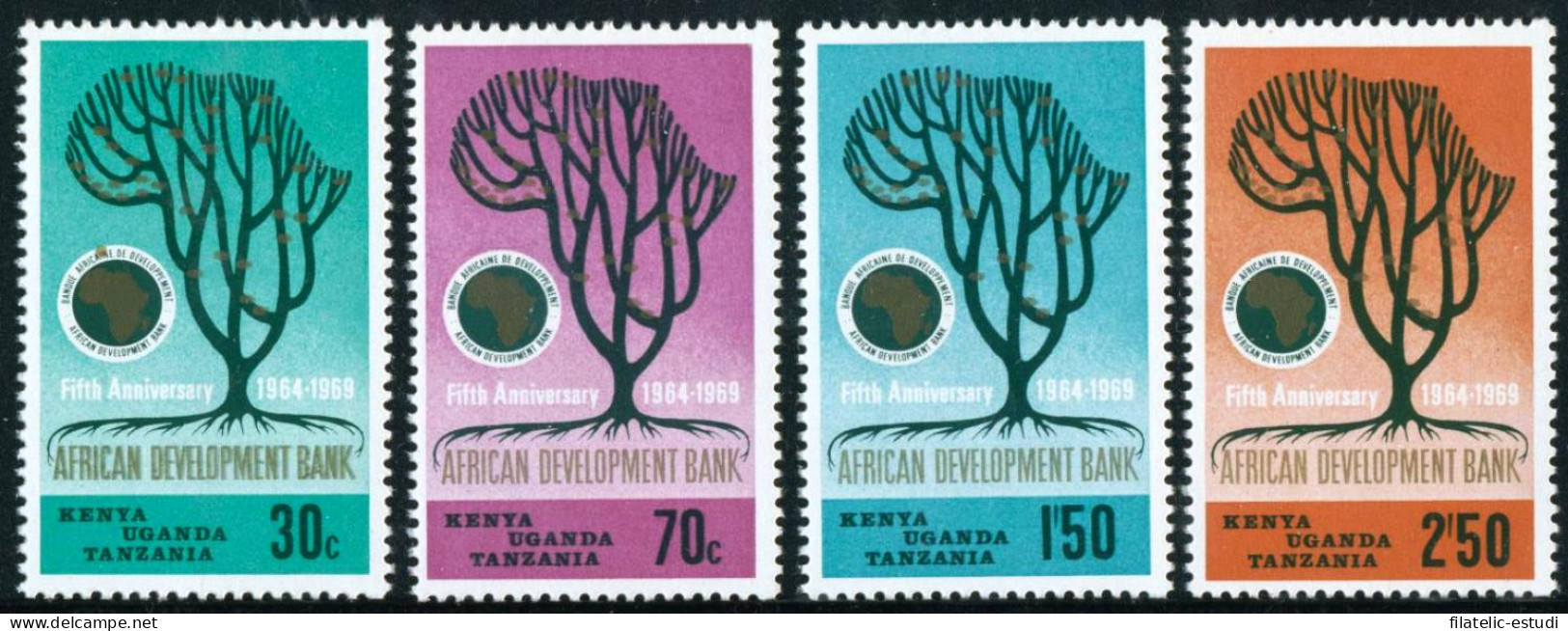 FL3/VAR2  Kenya & Ouganda 190/93 1969 MNH - Autres - Afrique