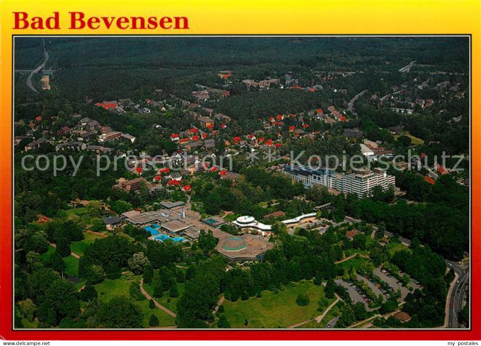 73129691 Bad Bevensen Fliegeraufnahme Kurzentrum Bad Bevensen - Bad Bevensen