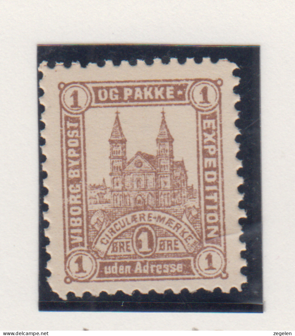 Denemarken Lokale Zegels Cat. DAKA Bypost: Viborg Bypost 15 - Local Post Stamps