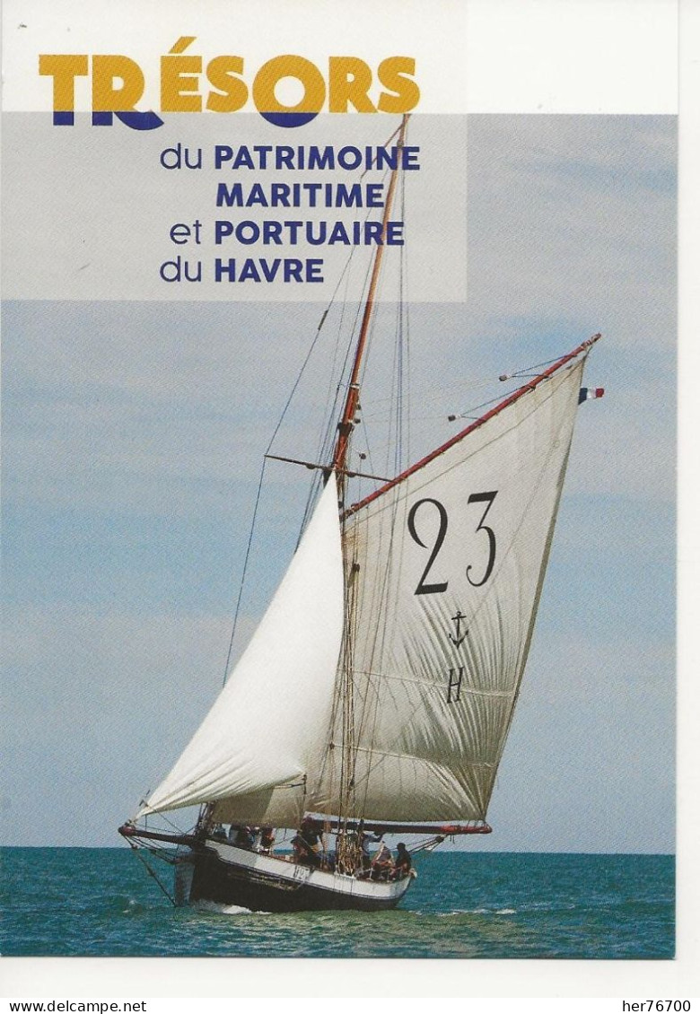 Lot De 7 Cartes  Représentant Les Trésors Du Patrimoine  Maritime  Et Portuaire Du Havre - Museen