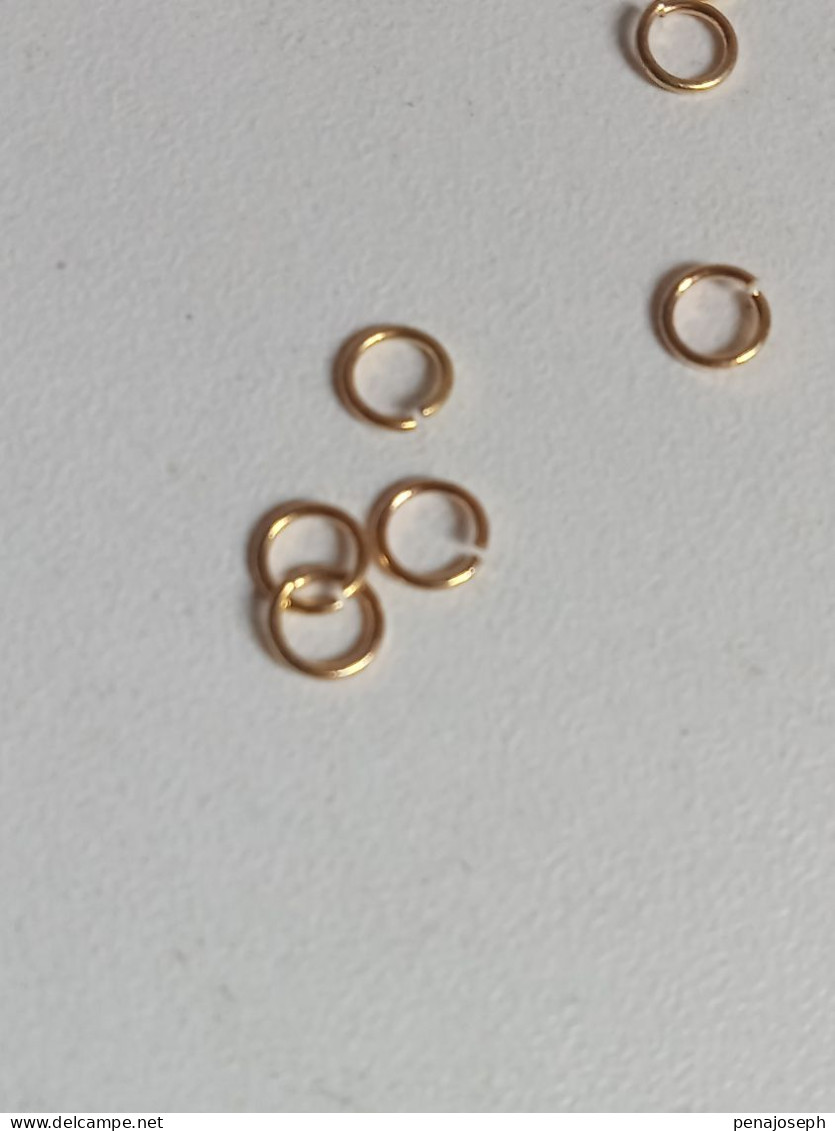 lot d'anneaux de bijouterie diamètre 5 mm