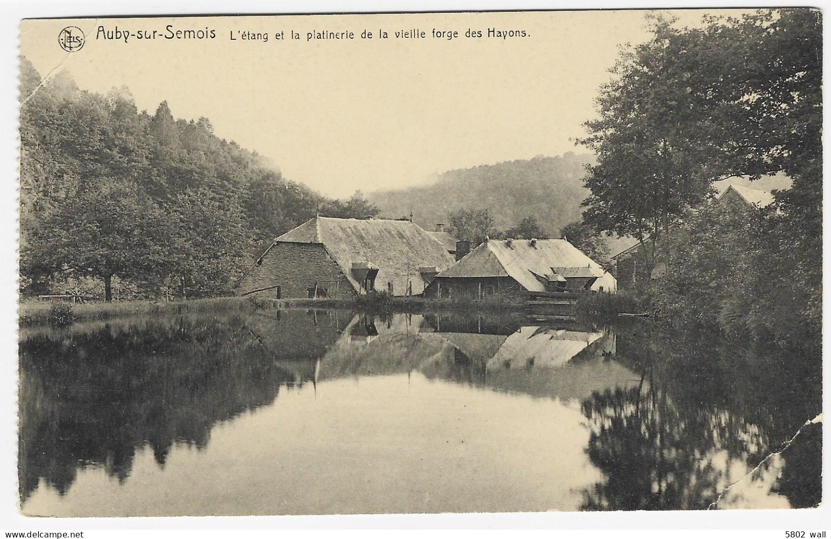 AUBY-SUR-SEMOIS : L'étang Et La Platinerie De La Vieille Forge Des Hayons - Bertrix