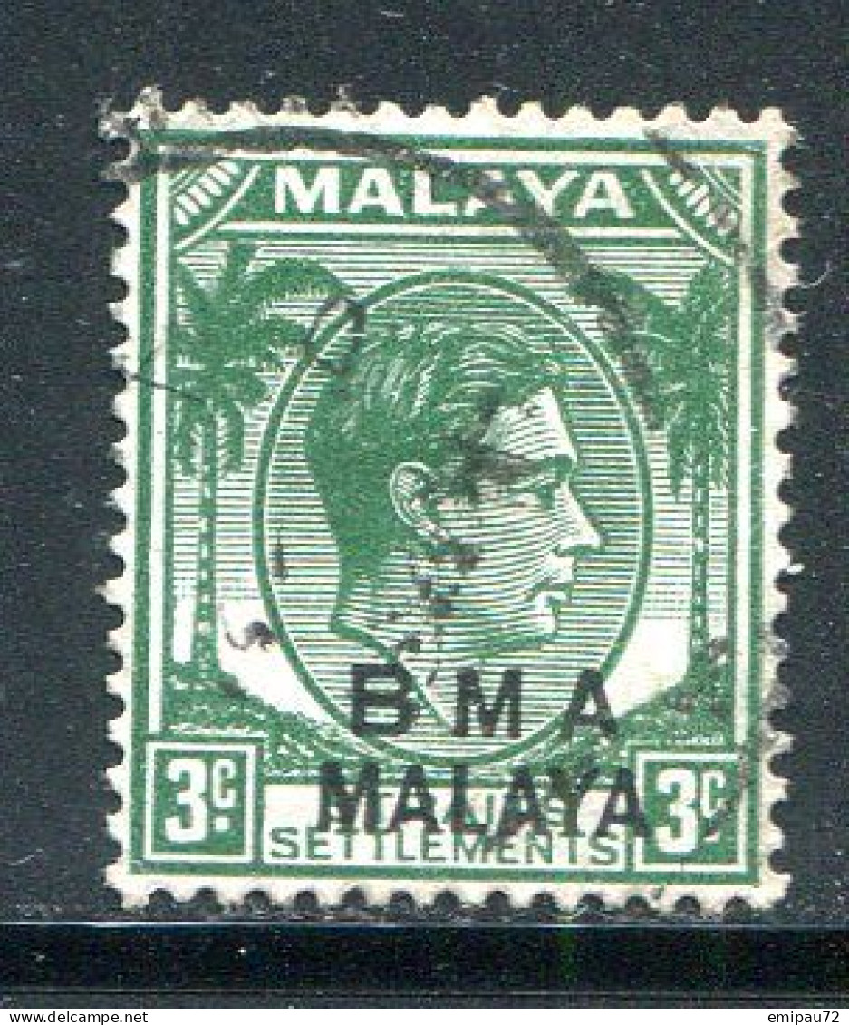 MALACCA- Administration Militaire Britannique- Y&T N°3- Oblitéré - Malaya (British Military Administration)