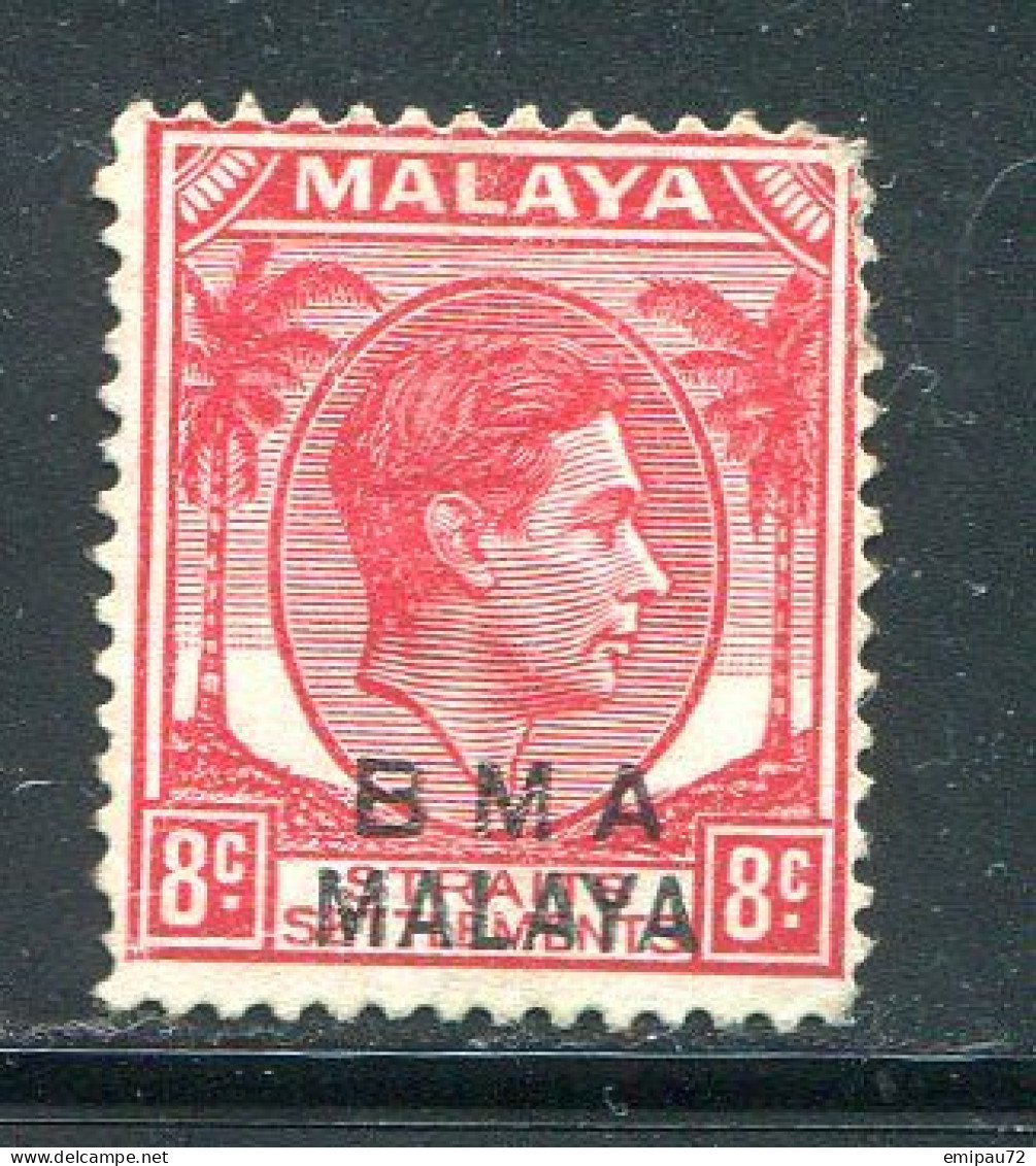 MALACCA- Administration Militaire Britannique- Y&T N°6- Oblitéré - Malaya (British Military Administration)